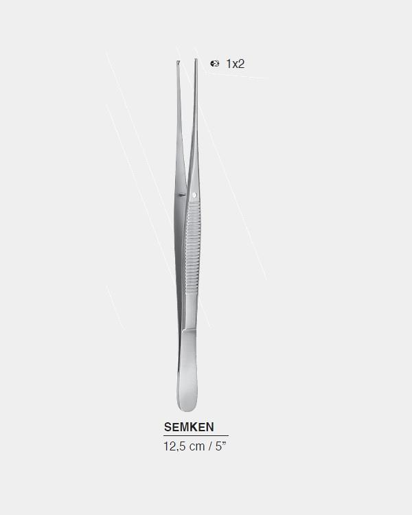 Düz Dişli Penset Semken 12,5cm