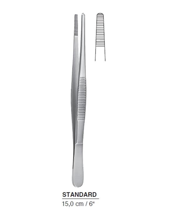 Düz Dişli Penset Standart 15cm