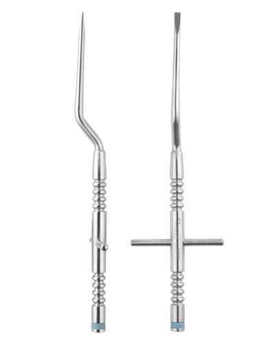 Düz L açılı Kron Ayırma Elevatörü 3,8mm 18cm