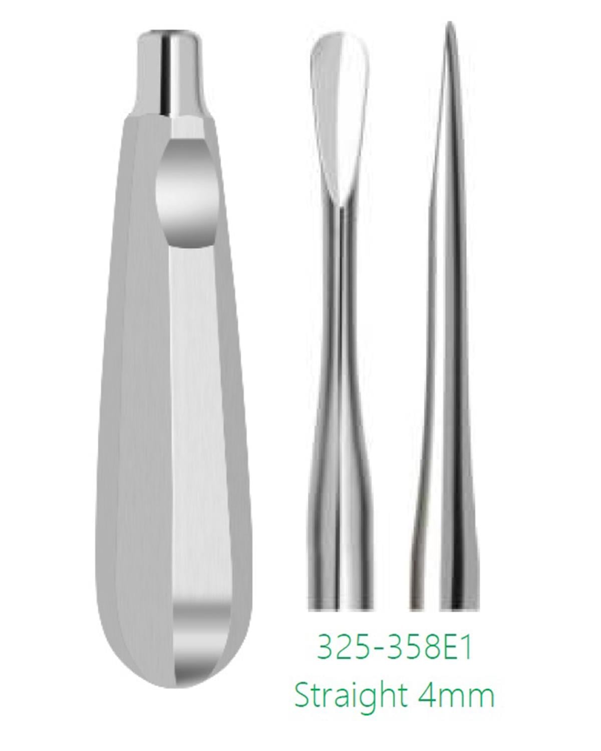 Düz Lüxatör Elevatör Lüxatör 4mm 16cm