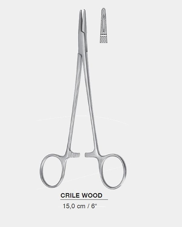 Düz Makas Portegü Crile-Wood 15cm