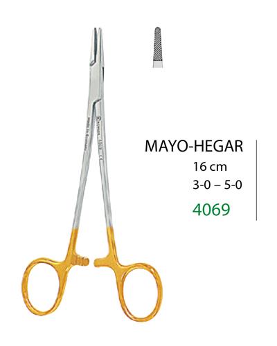 Düz Makas Portegü Mayo-Hegar 16cm