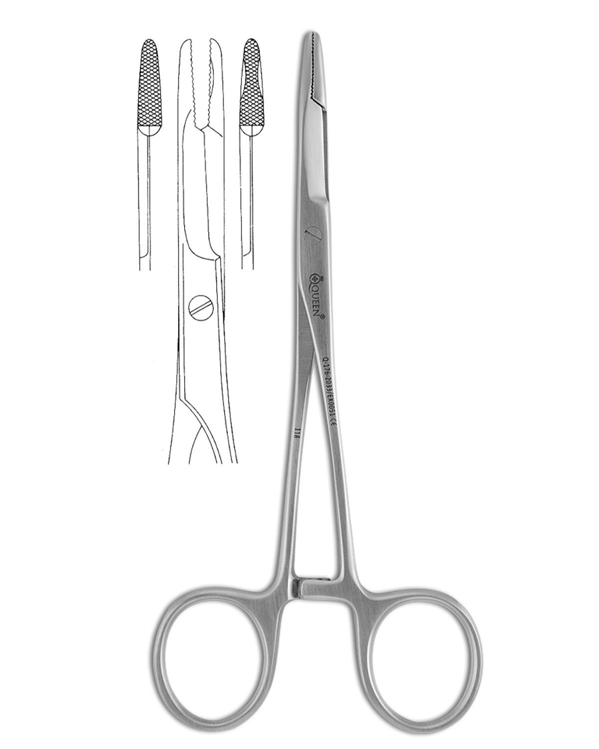Düz Makas Portegü Olsen-Hegar 14cm