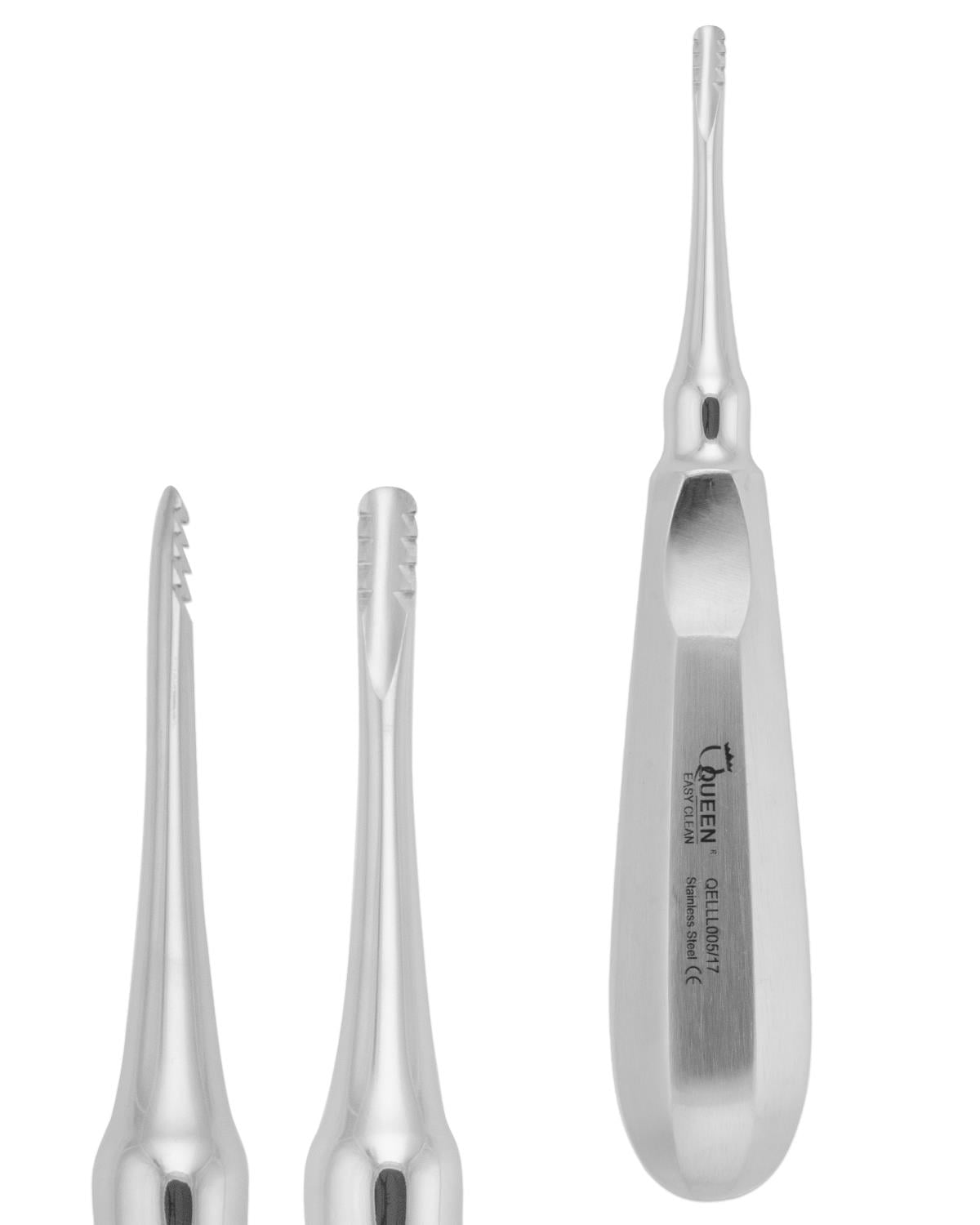 Düz Tırtıklı Elevatör Lindo-Levian 4,5mm 15cm