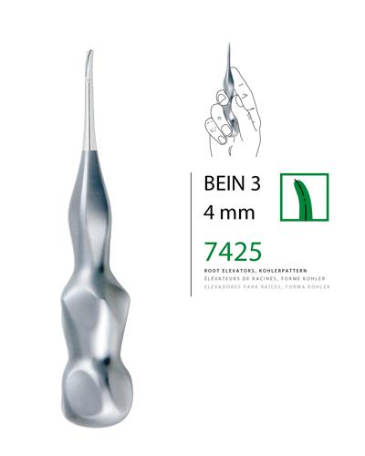 Eğri Bien Elevatör Bien 4mm
