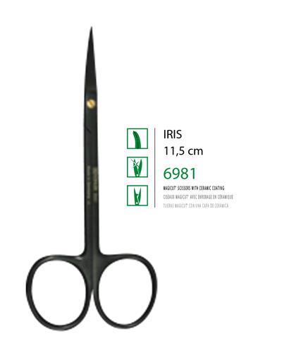 Eğri Cerrahi Makas Iris 11,5cm
