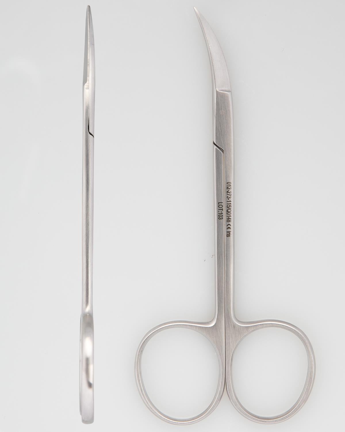 Eğri Cerrahi Makas Iris 11,5cm