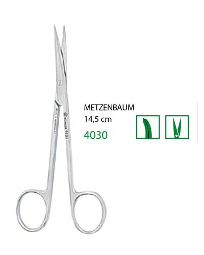Eğri Cerrahi Makas Metzenbaum 14,5cm