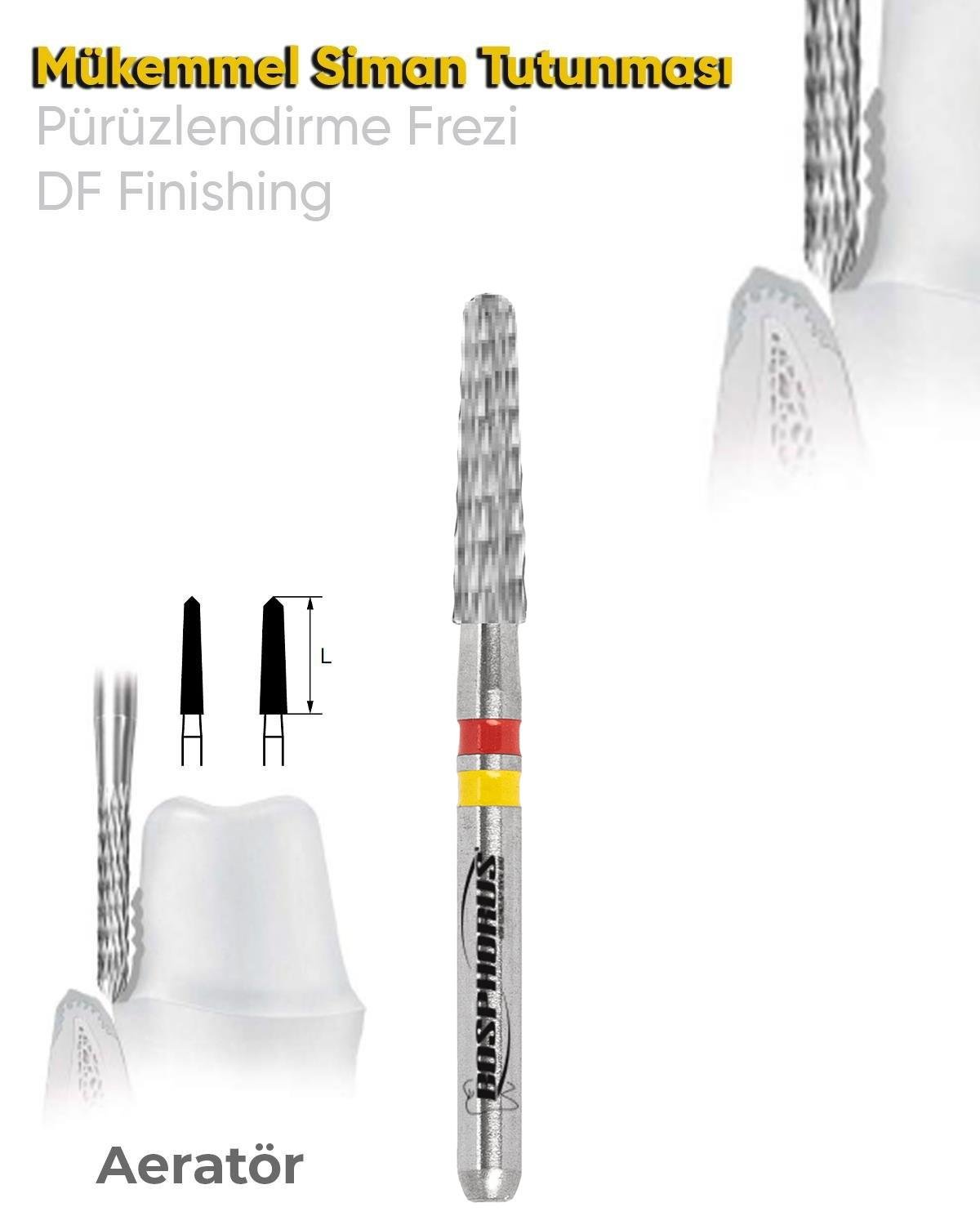 FBCF375RDF Aeratör Tungsten Karbit Yuvarlak Bitim Konik, Bitirme Frez