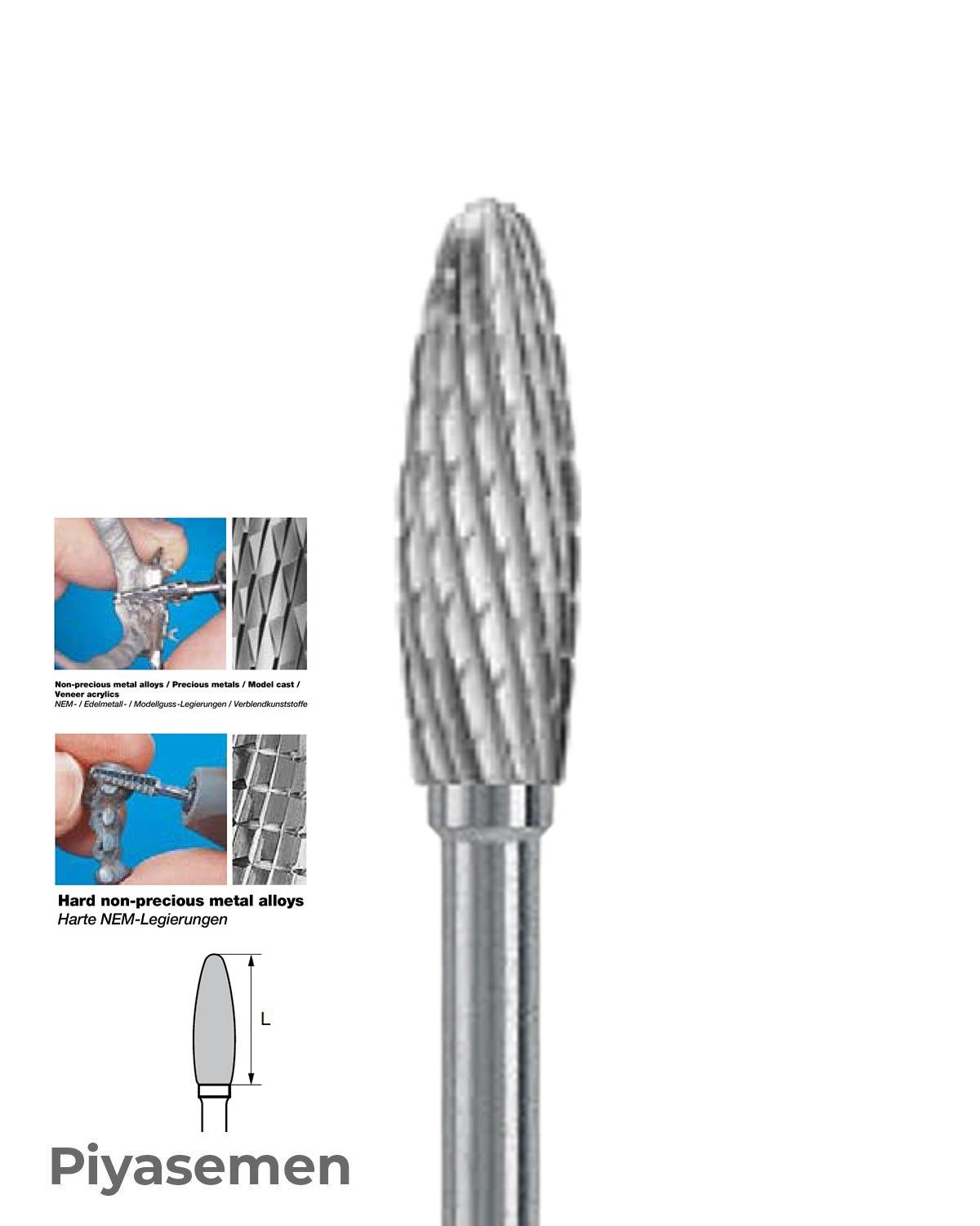 HBCC250 Piyesemen Tungsten Karbit Labut, Laboratuvar Frez