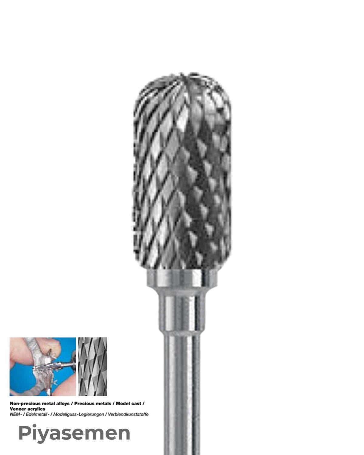HBCC72 Piyesemen Tungsten Karbit Yuvarlak Bitim Silindir, Laboratuvar Frez