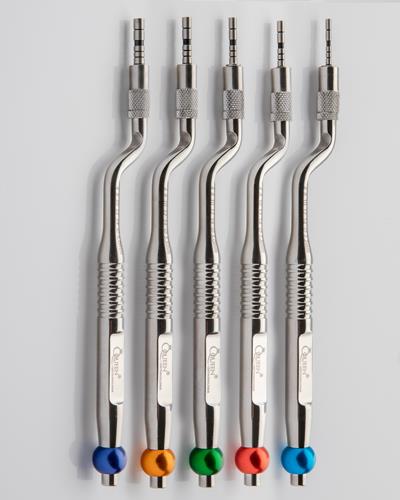 İç Bükey L açılı Osteotom Seti 2.2/2.8/3/3.5/4mm 17cm 5 Parça/Pkt