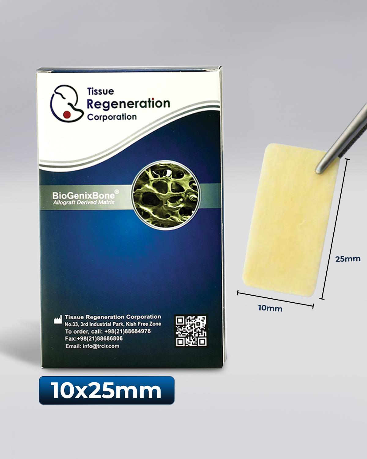 Kemik Plakası, Cortical Strut Plate  10*25 mm (w)= 9-11mm  (L)=24-26 mm 0.7<T<1.2 mm