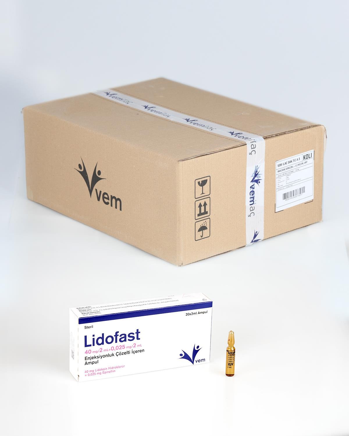 Lidofast  Aspirasyonlu Şırınga Seti - LIDO56