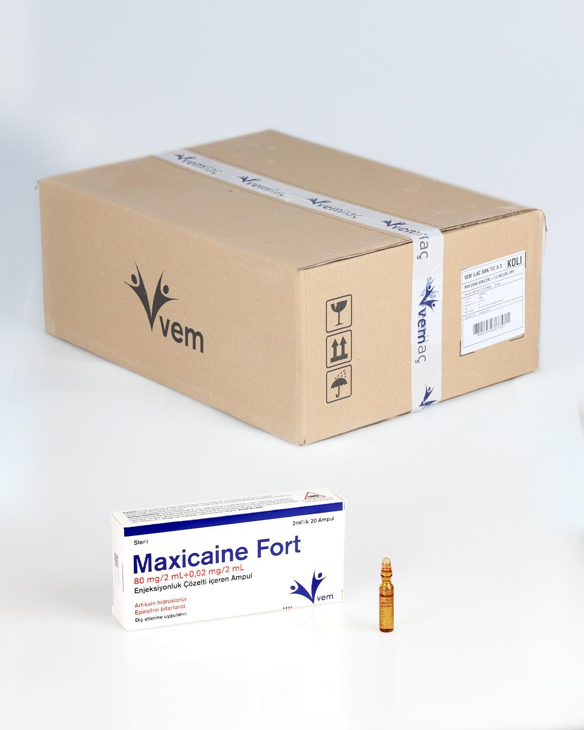 Maxicaine  Aspirasyonlu Şırınga Seti - MAXF56