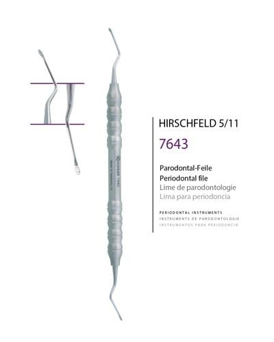 Periodontal Eğe Hirschfeld fig. 5/11