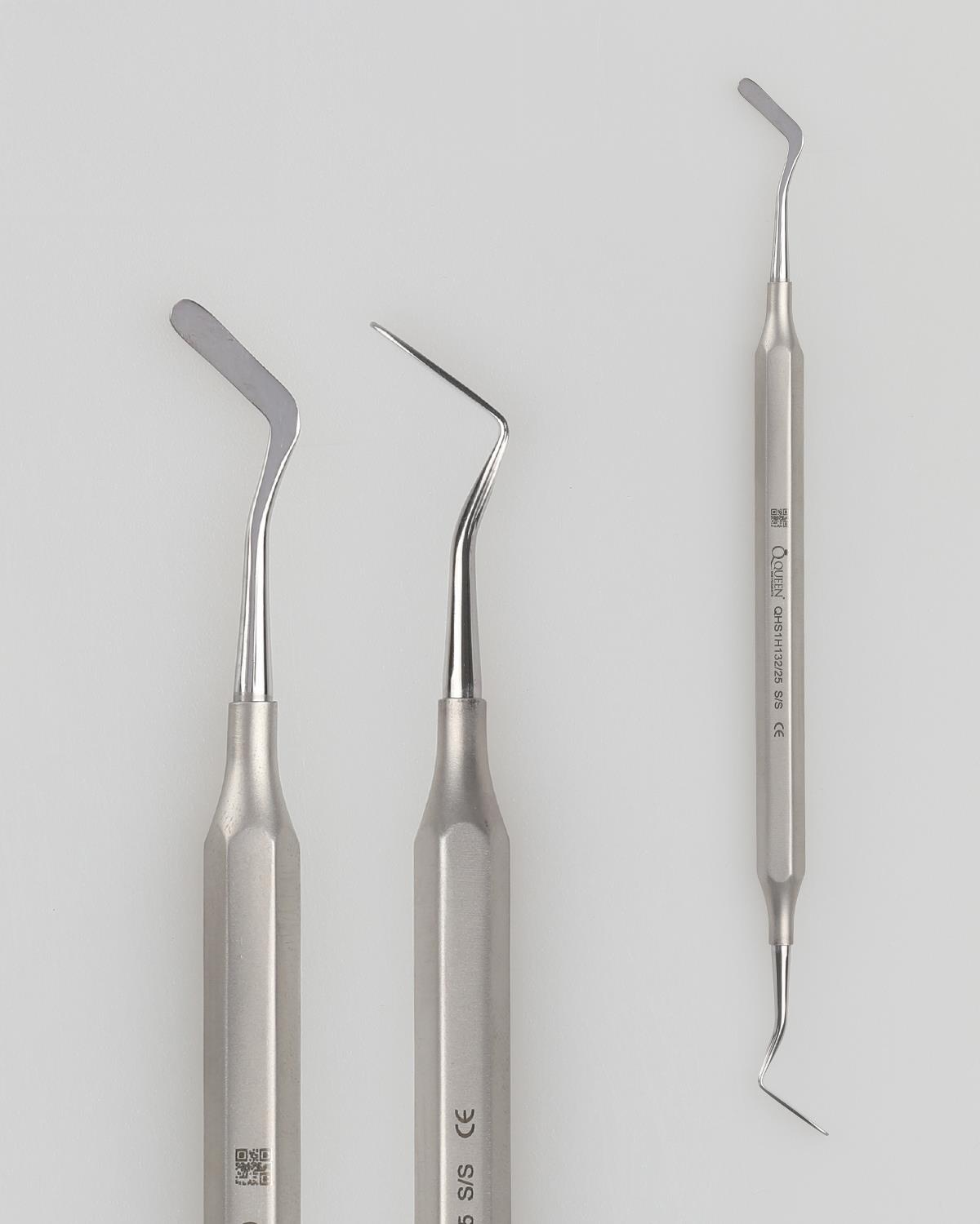 Queen  Ağız Spatülü Heidemann 3mmx12mm 18cm - QHS1H132
