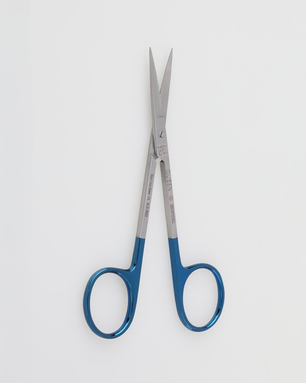 Queen Super Cut (Tırtıklı) Düz Cerrahi Makas Iris 11 5cm - QSCSTC001