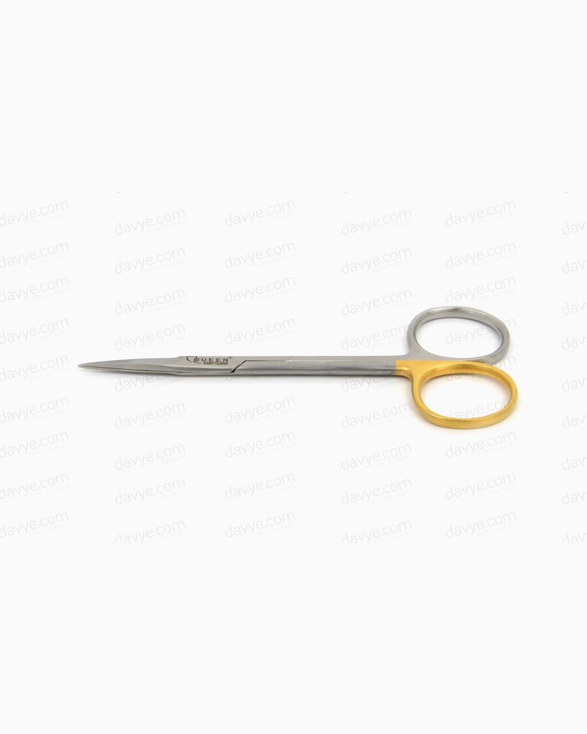 Queen Super Cut (Tırtıklı) Düz Cerrahi Makas Iris 11 5cm - QSCSSC001