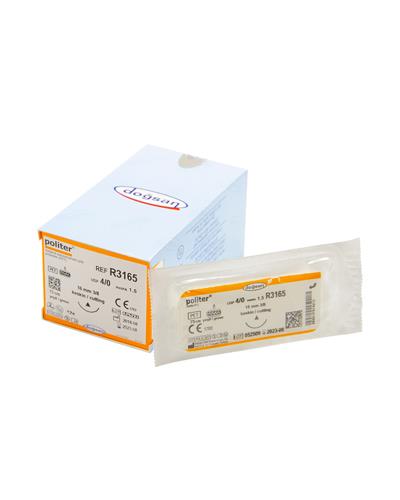 R3165 Politer 4/0 16 3/8 Keskin (Δ) 75cm Polyester Emilemeyen Sütür 12 Ad./Pkt