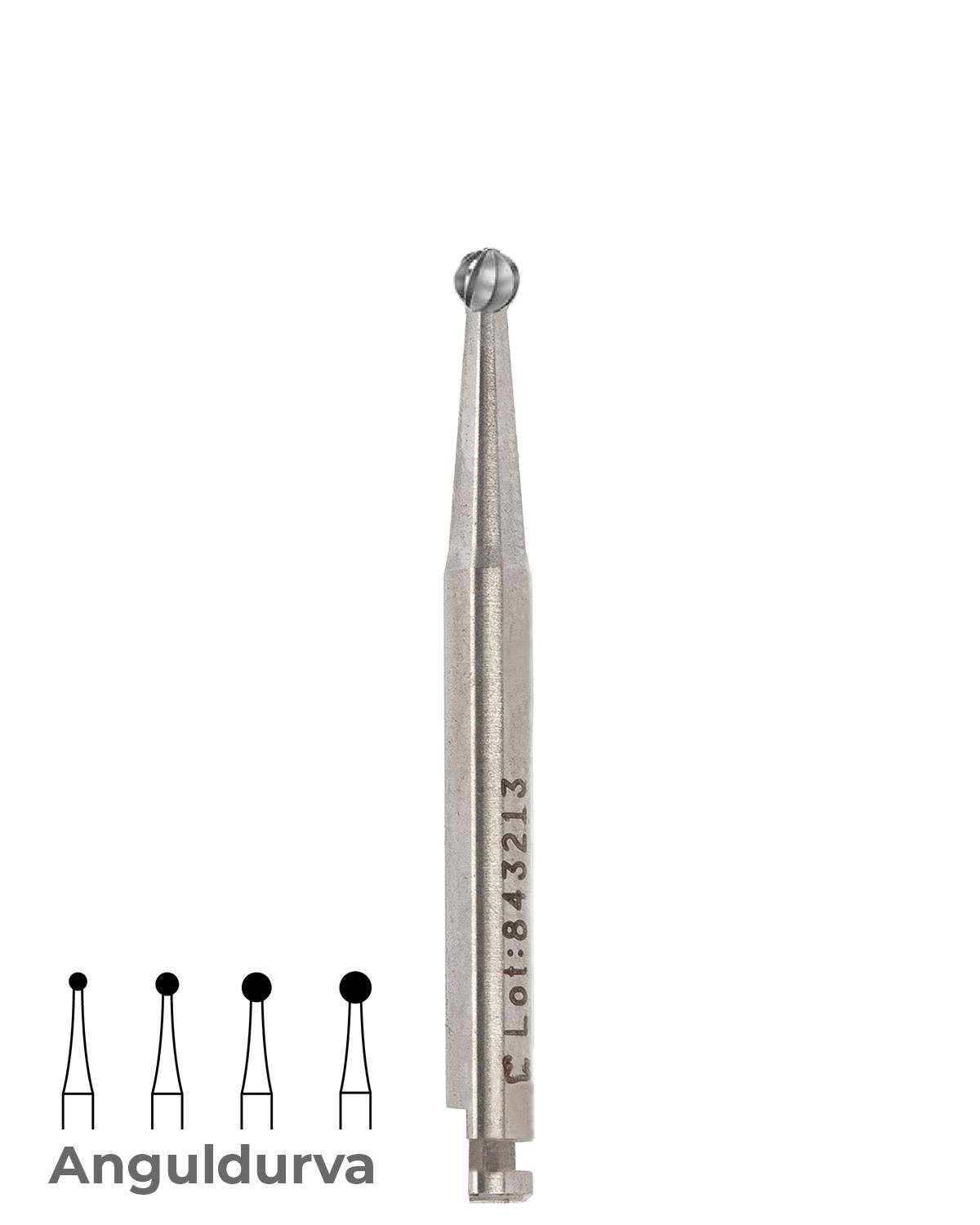 RBCB141 Anguldurva Tungsten Karbit Top baş, Rond Cerrahi Kemik Kesici Frez