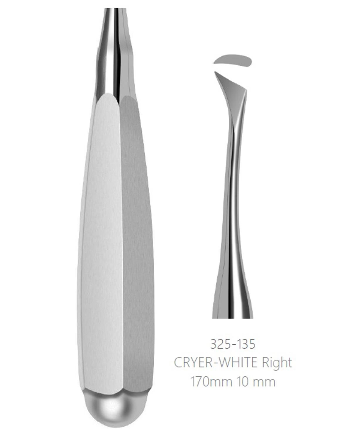 Sağ Cryer Elevatör Cryer-White 10mm 17cm