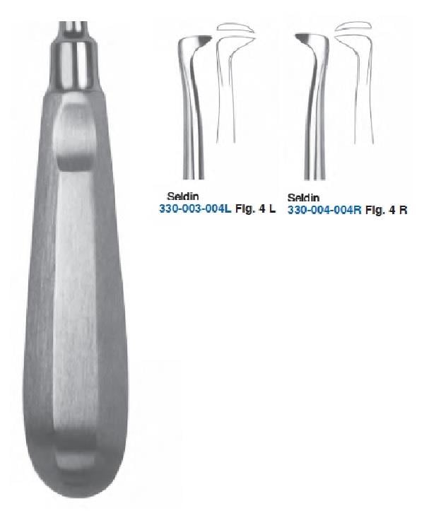 Sağ-Sol Cryer Elevatör Seti Seldin 16cm 2 Parça/Pkt