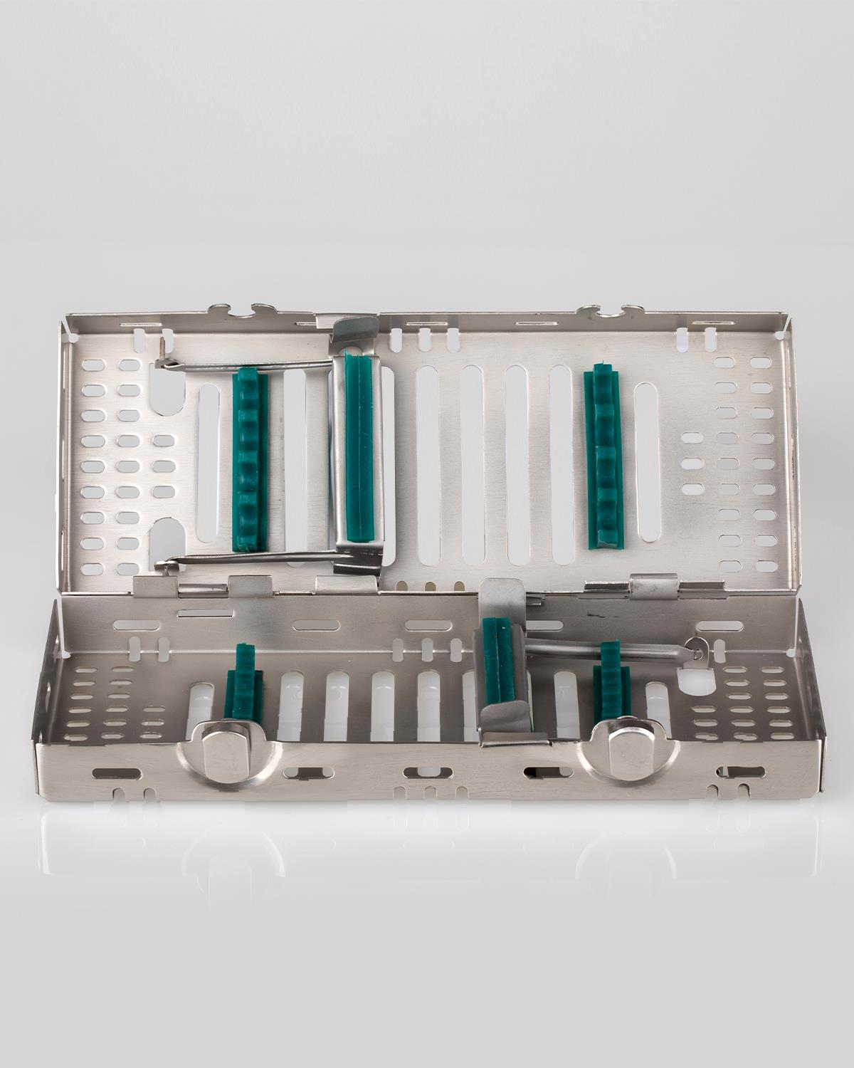 Silikon Tutamaçlı Sterilizasyon Kaseti 9cm/20cm/4cm 8 Aletlik