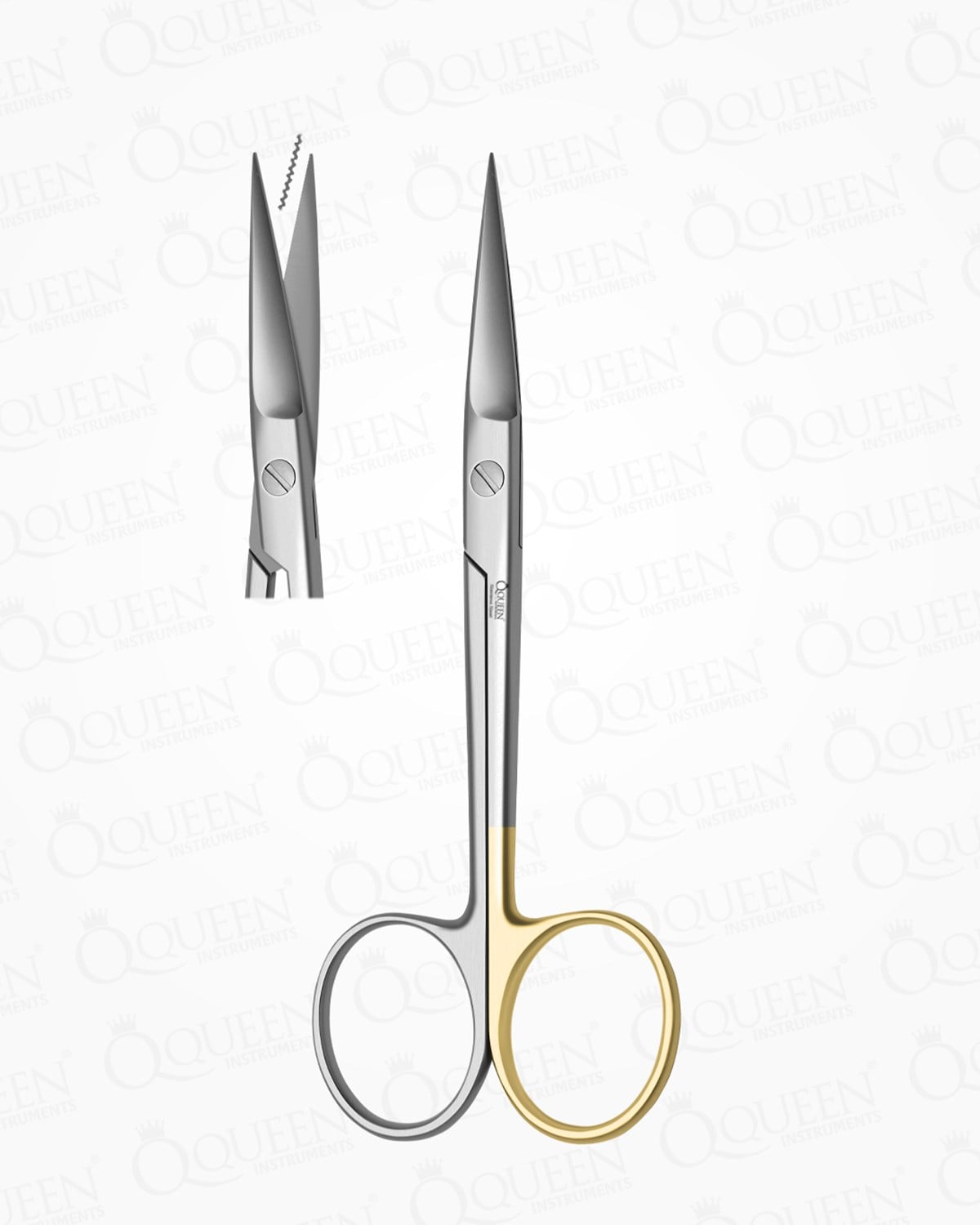Super Cut (Tırtıklı) Düz Cerrahi Makas Iris 11,5cm