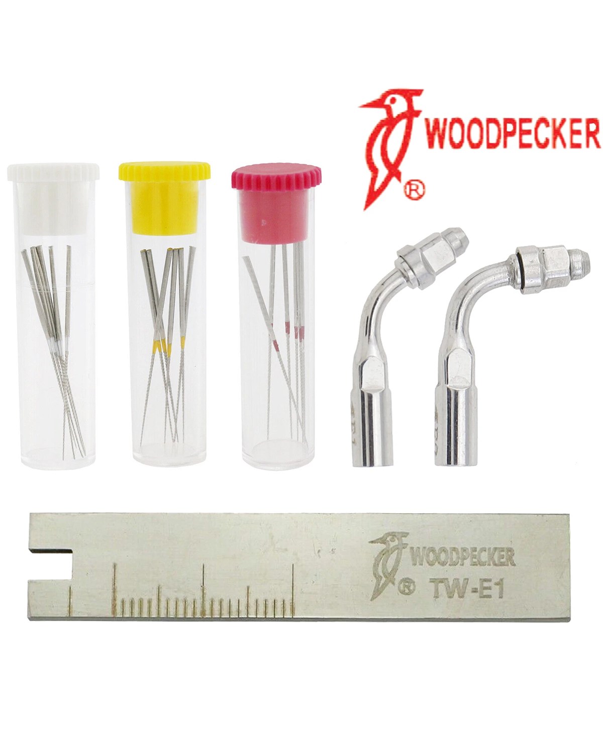 Woodpecker Ultrasonik Scaler Endo Uç Seti - Temizlik Uçları 