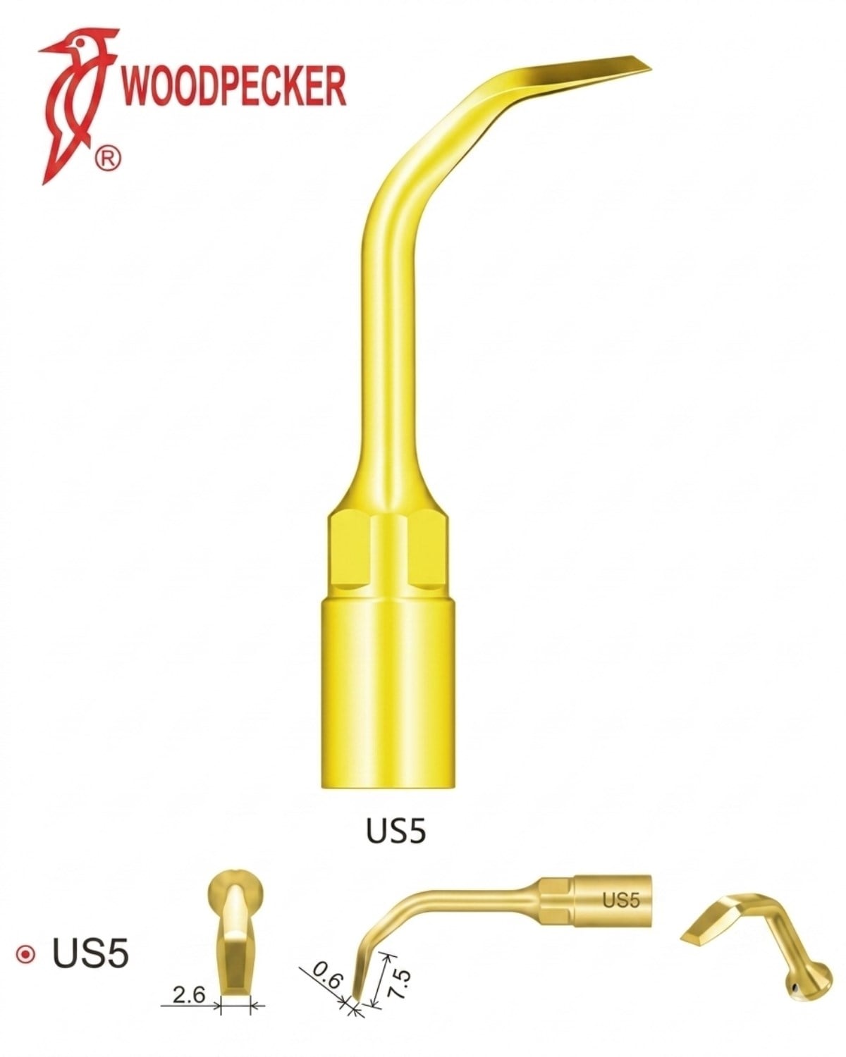 Woodpecker US5 Piezzo Ultrasurgery Kemik Kesme Ucu