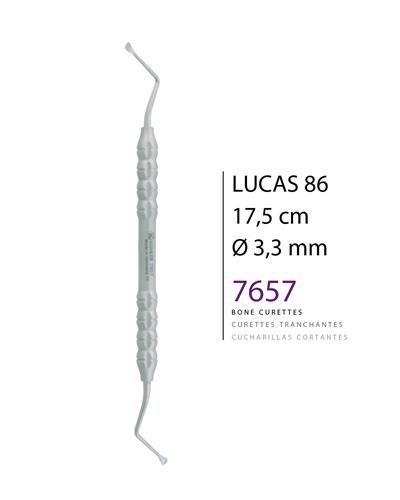 Z Açılı, Lucas Cerrahi Küret Lucas fig. 86