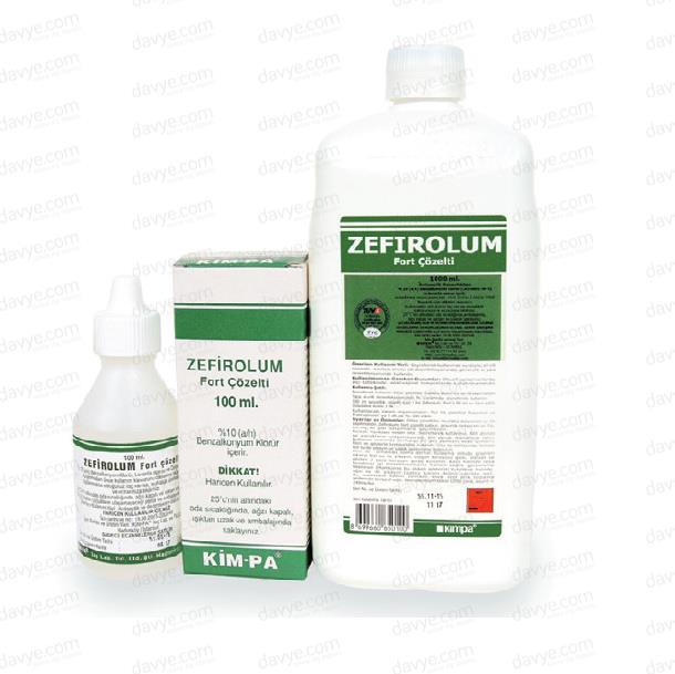 Zefirolum Fort Solition, Konsantre Alet Dezenfektanı, 1 Lt..