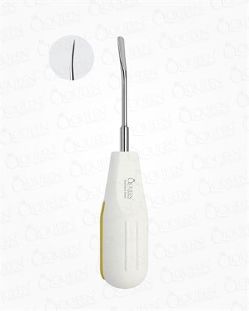 Plastik Saplı Eğri Lüxatör-Bien Elevatör Lüxatör 3mm 16cm