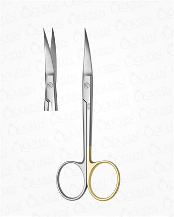 Super Cut (Tırtıklı) Eğri Cerrahi Makas Iris 11,5cm