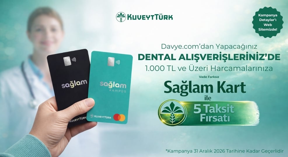 Kuveyt Türk Sağlam Kart Sahibi Hekimlere Vade Farksız 5 Taksit