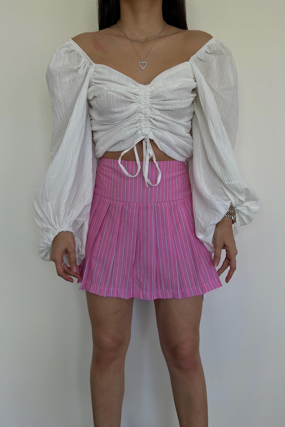 BLOUSE WITH FRONT SHIRT