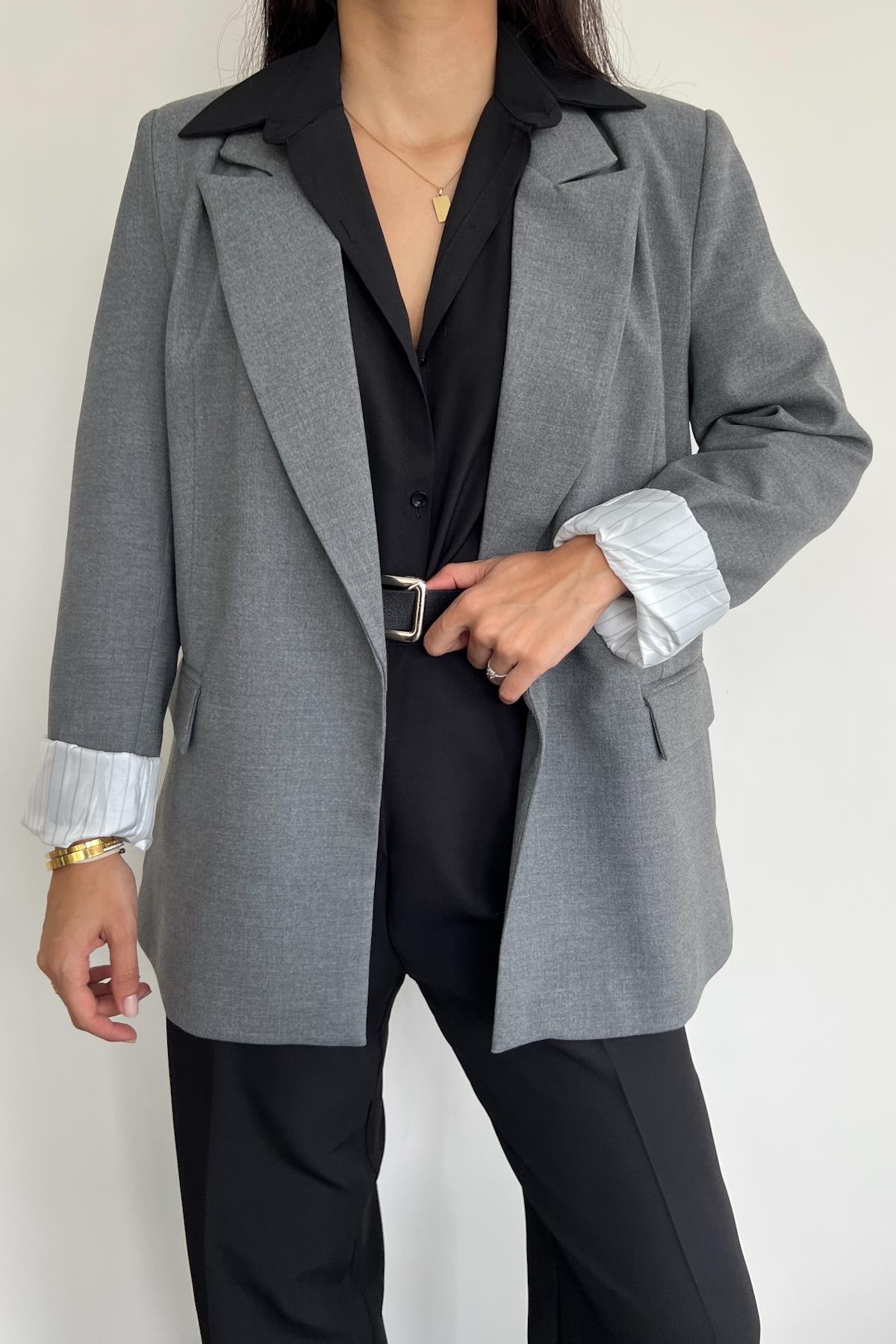 STRIPED LINING JACKET