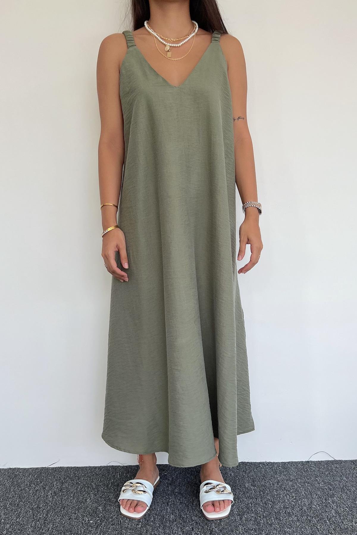 ПЛАТЬЕ ИЗ ВИСКОЗЫ НА РЕМЕШКЕ