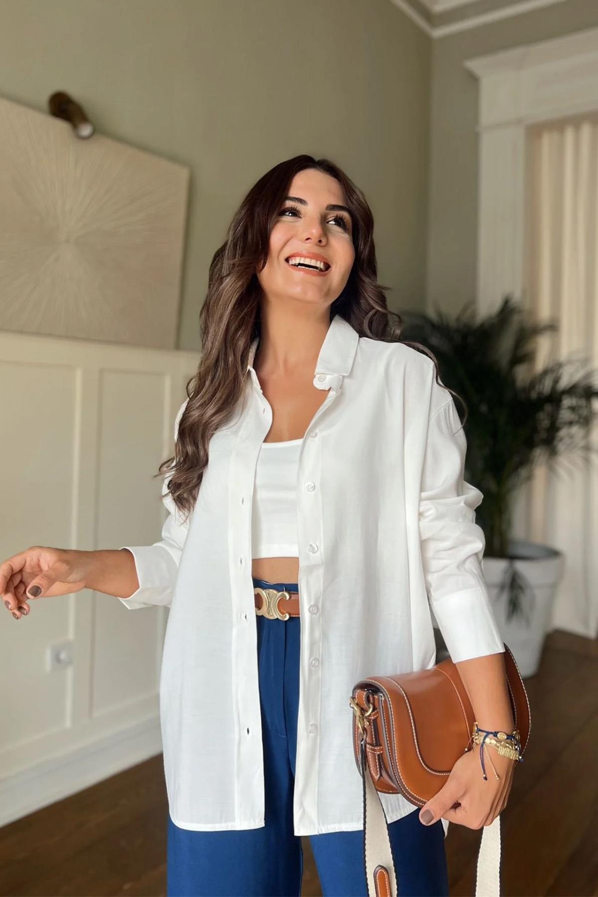 قميص من القماش المشروط