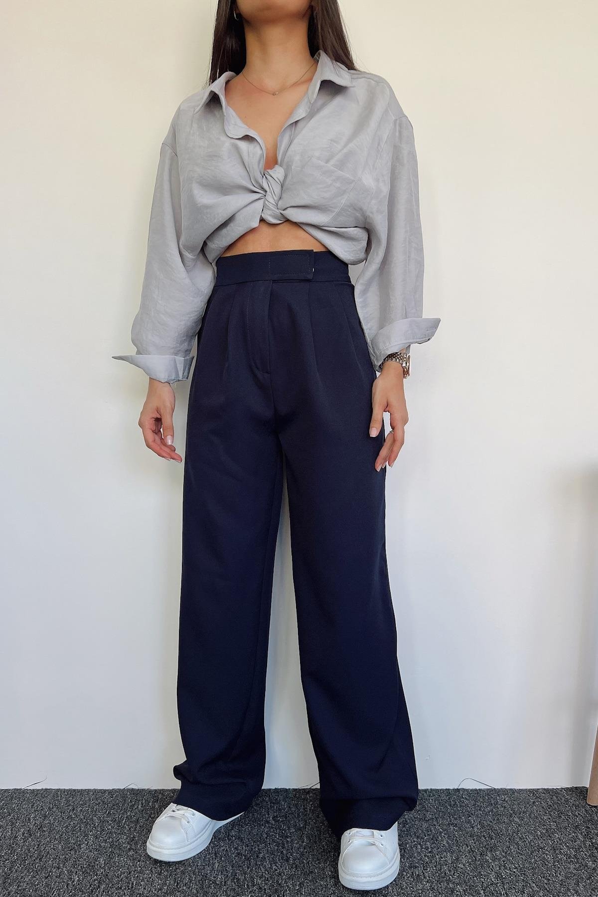 CIRT KAPAMALI PALAZZO PANTOLON