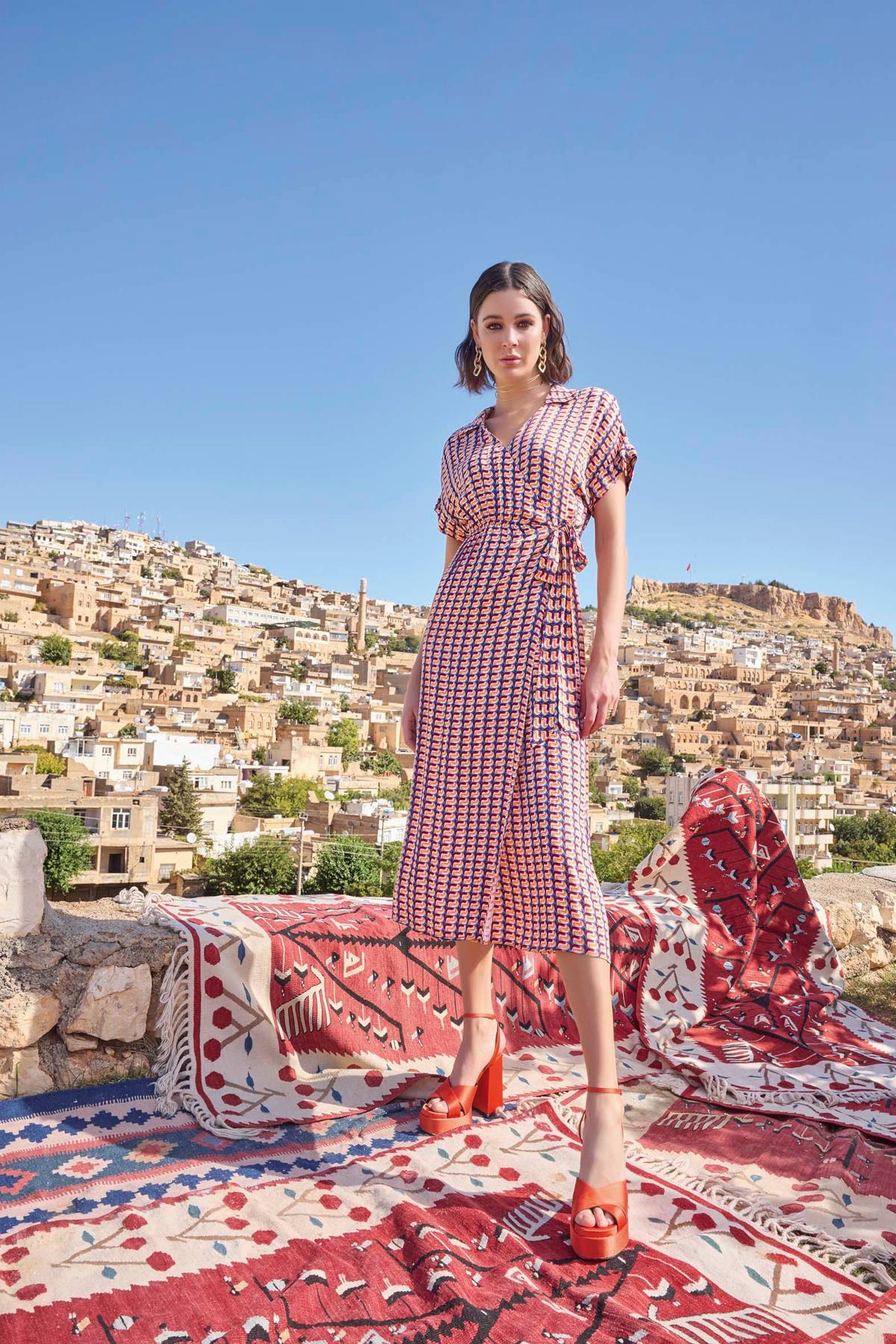 23009 ELBİSE K. K. RENKLİ GEOMETRİK