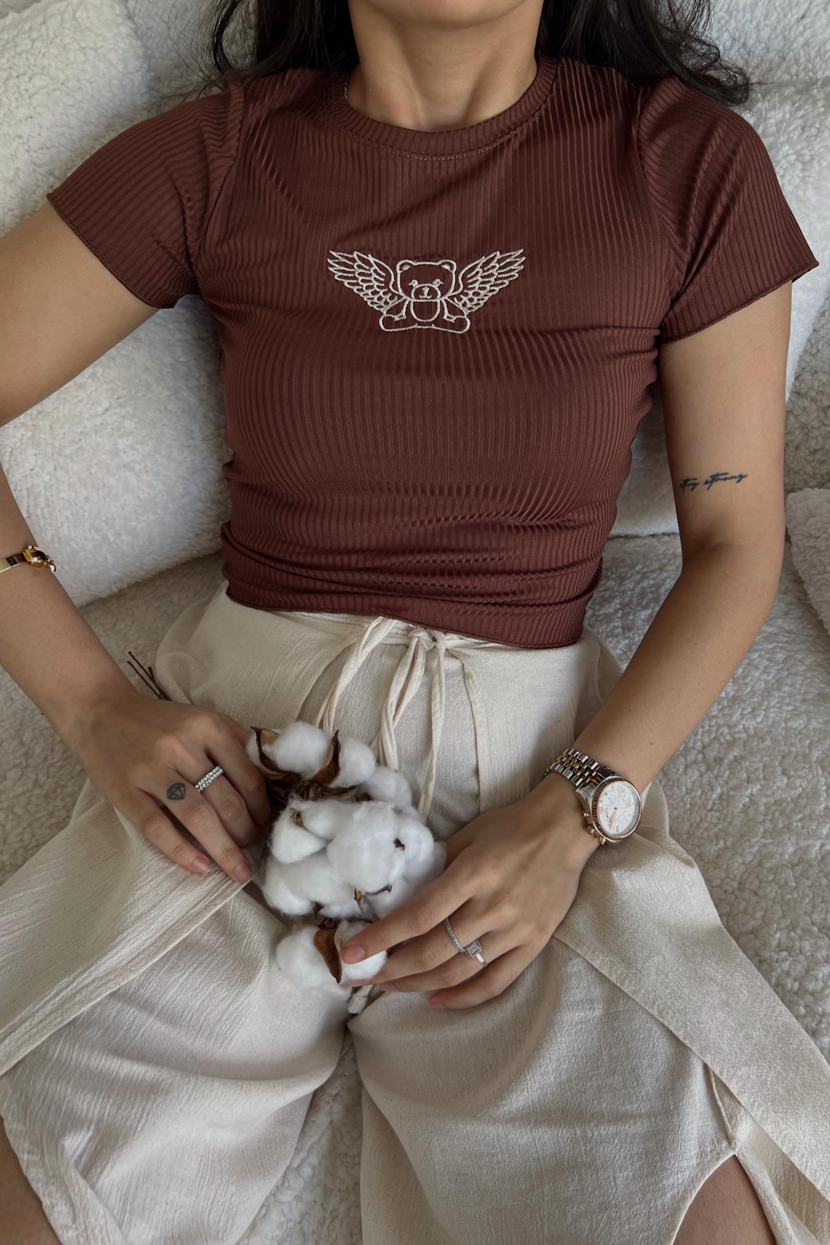ANGEL BEAR TİŞÖRT KAHVE