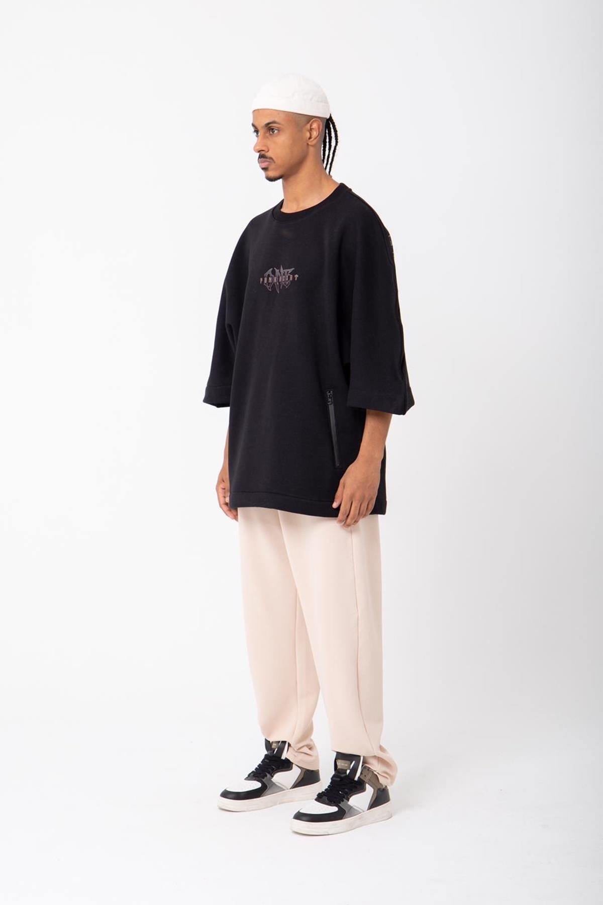 PUNK HEART Fledermausärmel mit Taschen