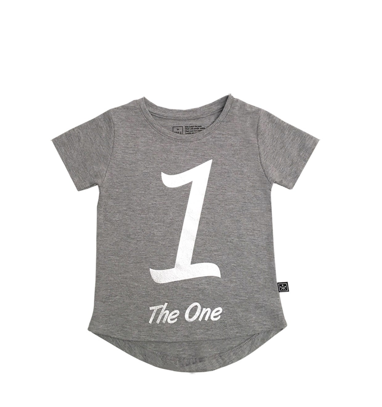 1 yaş 'The One' T-shirt / Gri