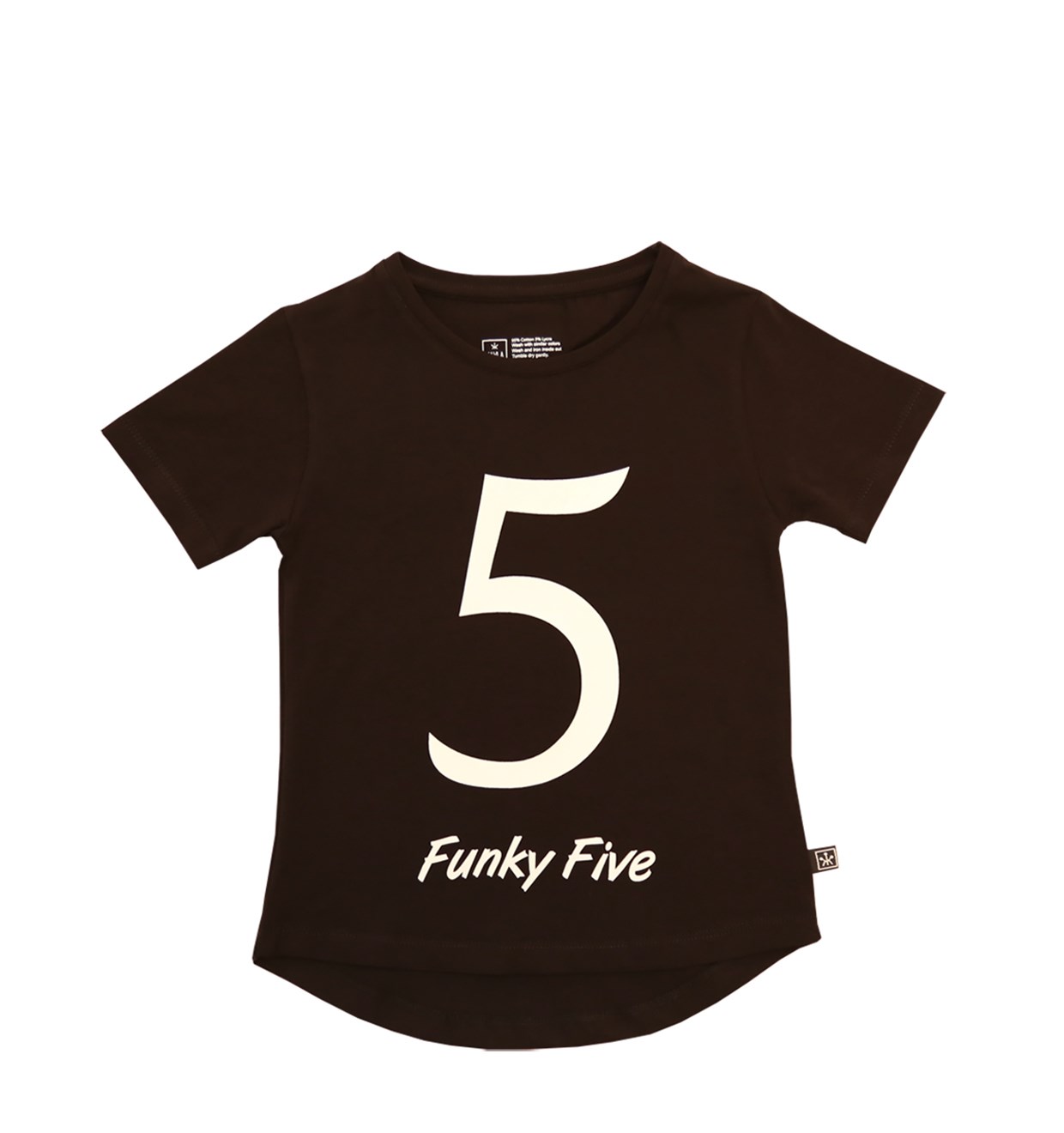 5 yaş 'Funky Five' T-shirt / Siyah