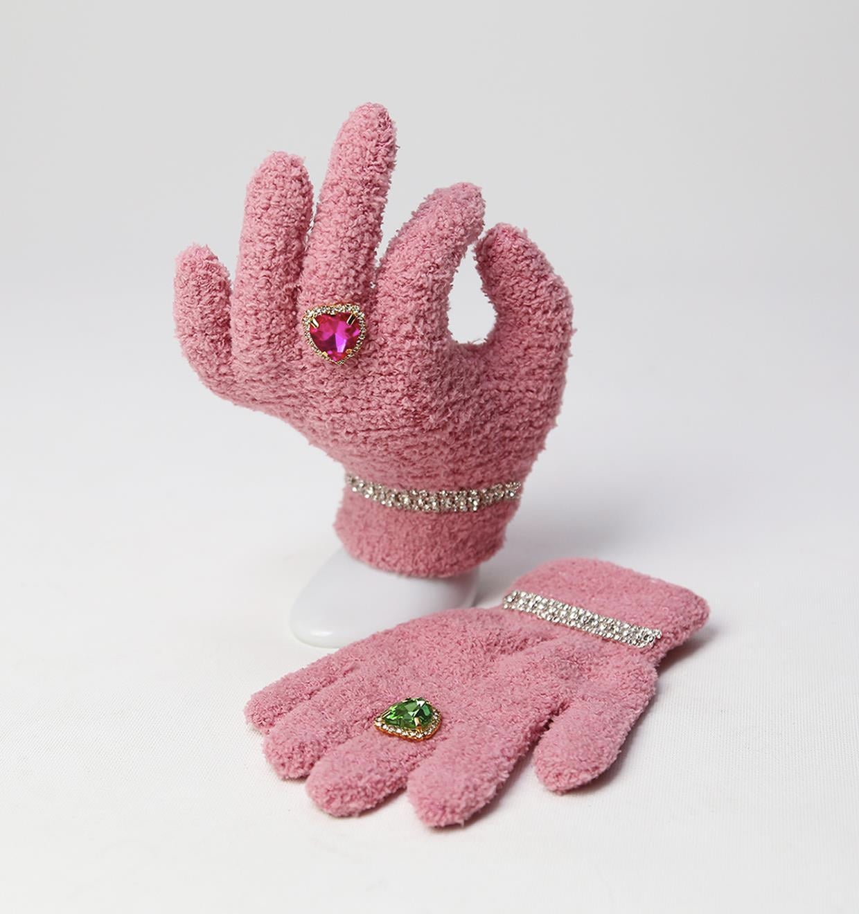 Bejeweled Eldiven / Rose