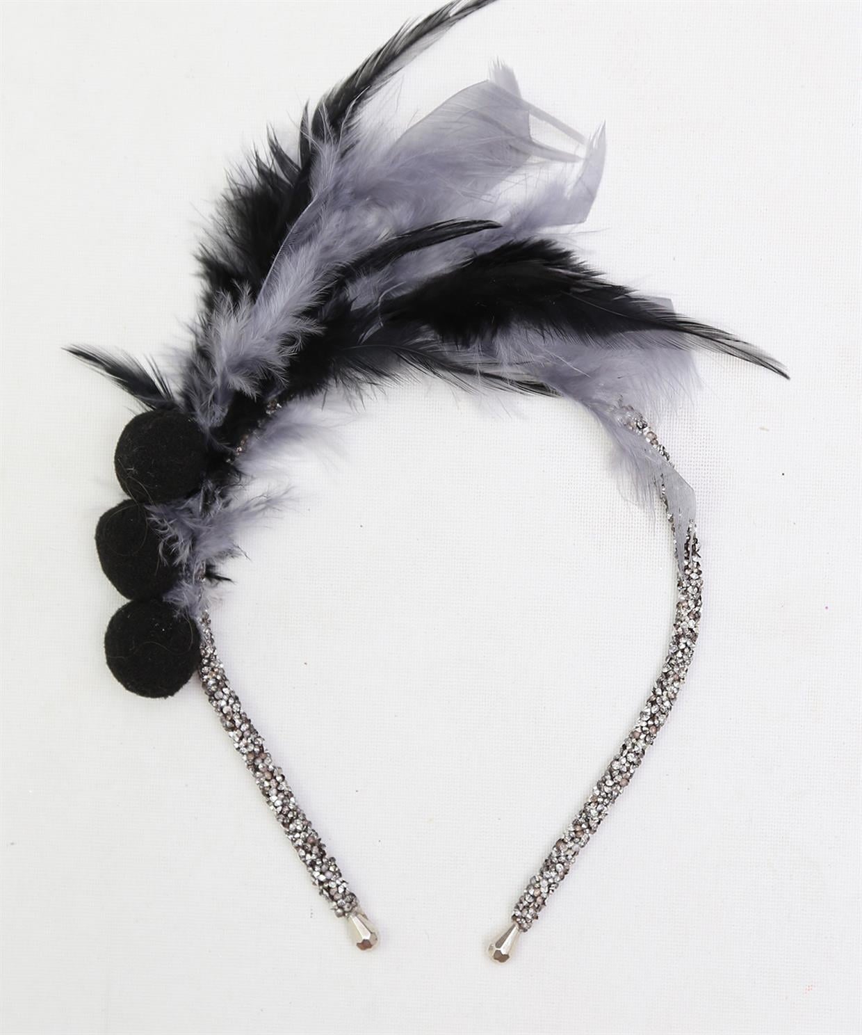 Great Gatsby Taç / Siyah