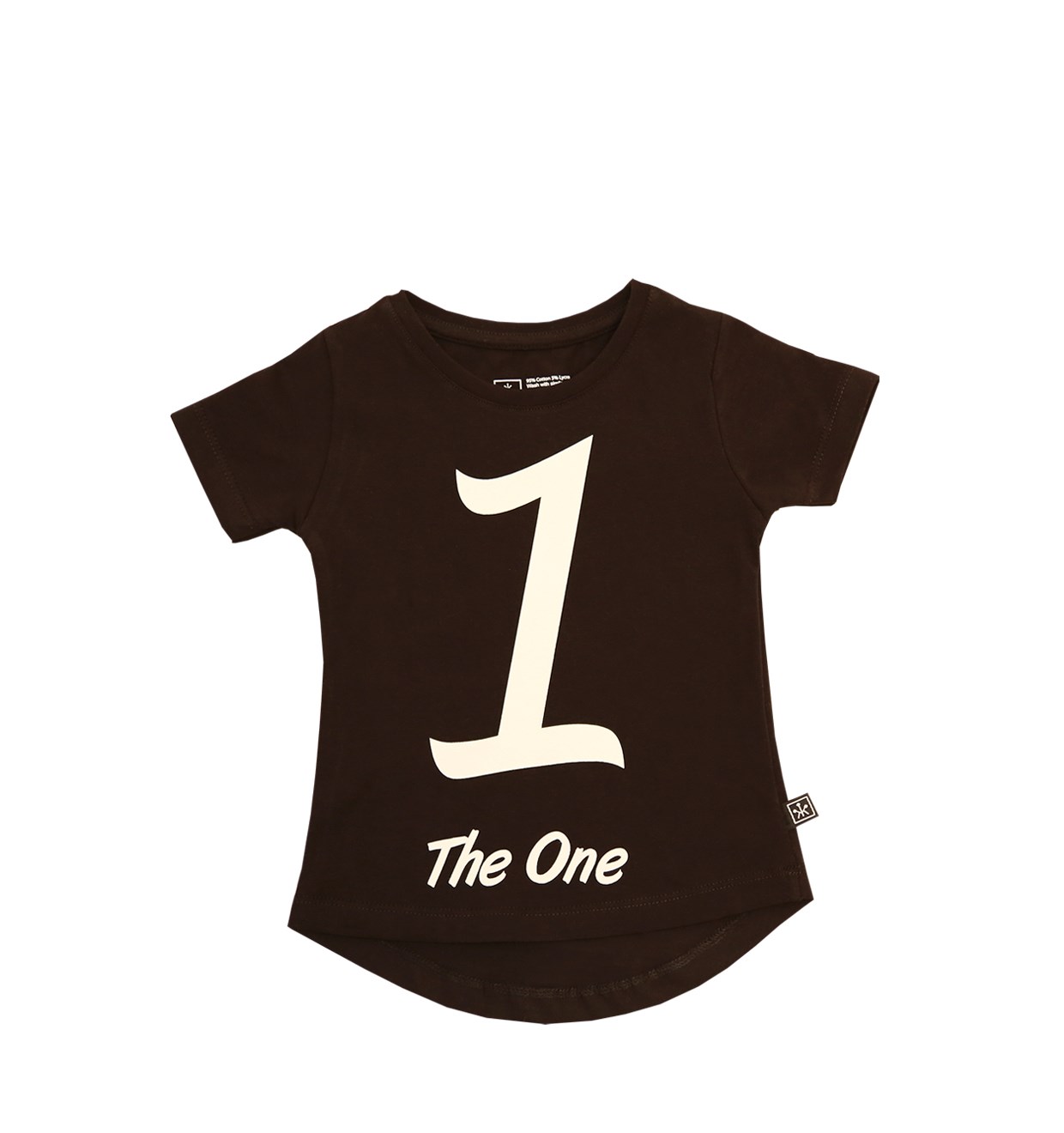 1 yaş 'The One' T-shirt / Siyah