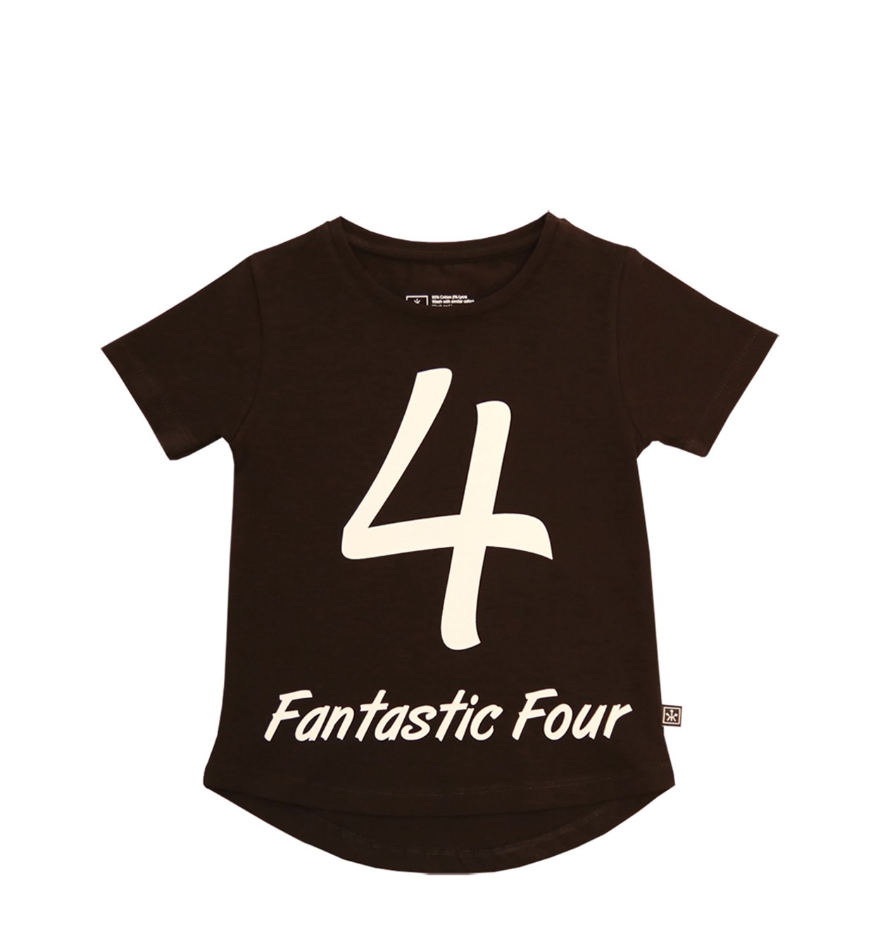 4 yaş 'Fantastic Four' T-shirt / Siyah